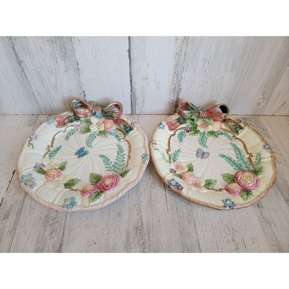 Fitz Floyd classic‎ woodland spring plate set xmas home decor - Picture 1 of 5